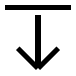 Send Down SVG Icon